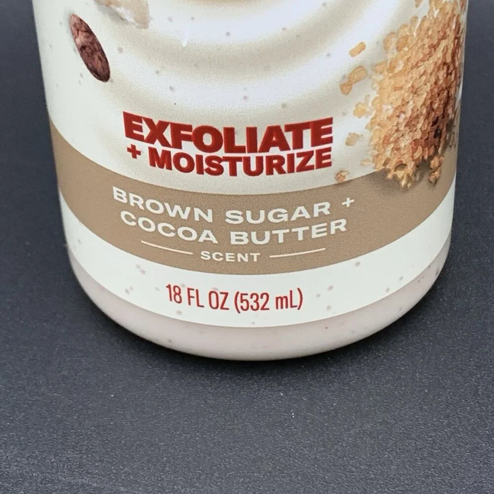 Old Spice Gentleman's Exfoliating Body Wash Brown Sugar & Cocoa 18oz 2 Pack